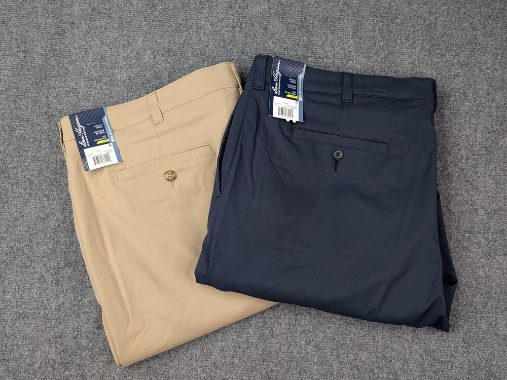 Ben Hogan Pants Mens 44x30 Chinchilla Total Eclipse Golf Stretch UPF 50 Lot of 2